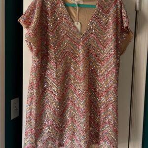 Together Multicolor Sequin Dress